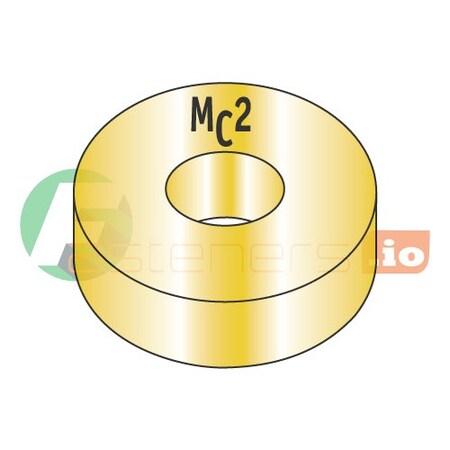 Newport Fasteners Flat Washer, For Screw Size 5/8" , Steel Zinc Yellow Finish, 1150 PK 458991